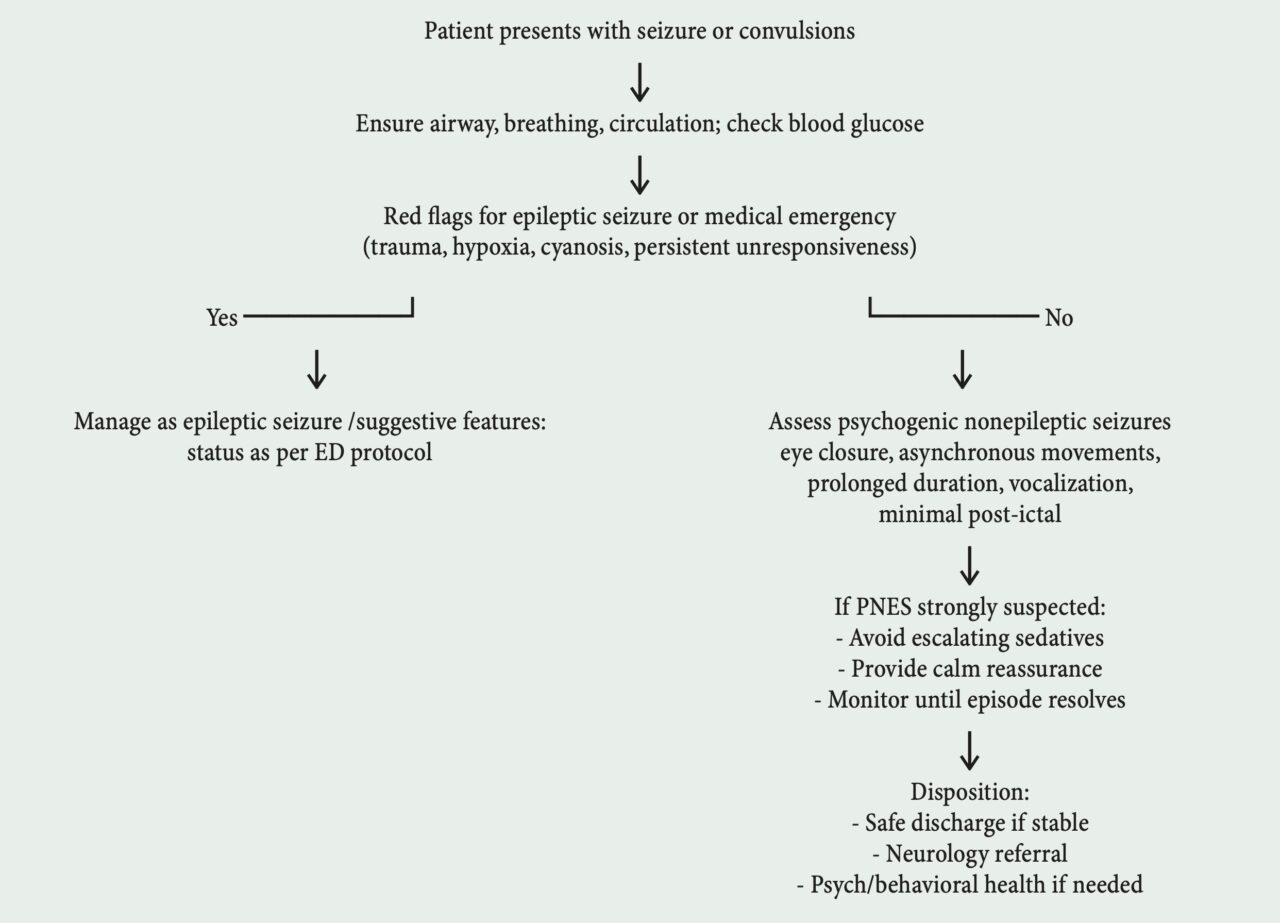 Psychogenic Approach PSYCHOGENIC NON-EPILEPTIC SEIZURES IN THE EMERGENCY DEPARTMENT: A ...